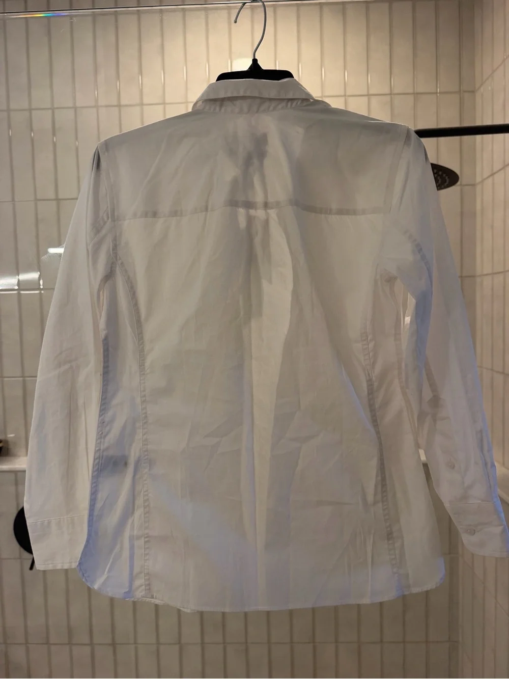 J. Crew White Cotton Button-Down Shirt